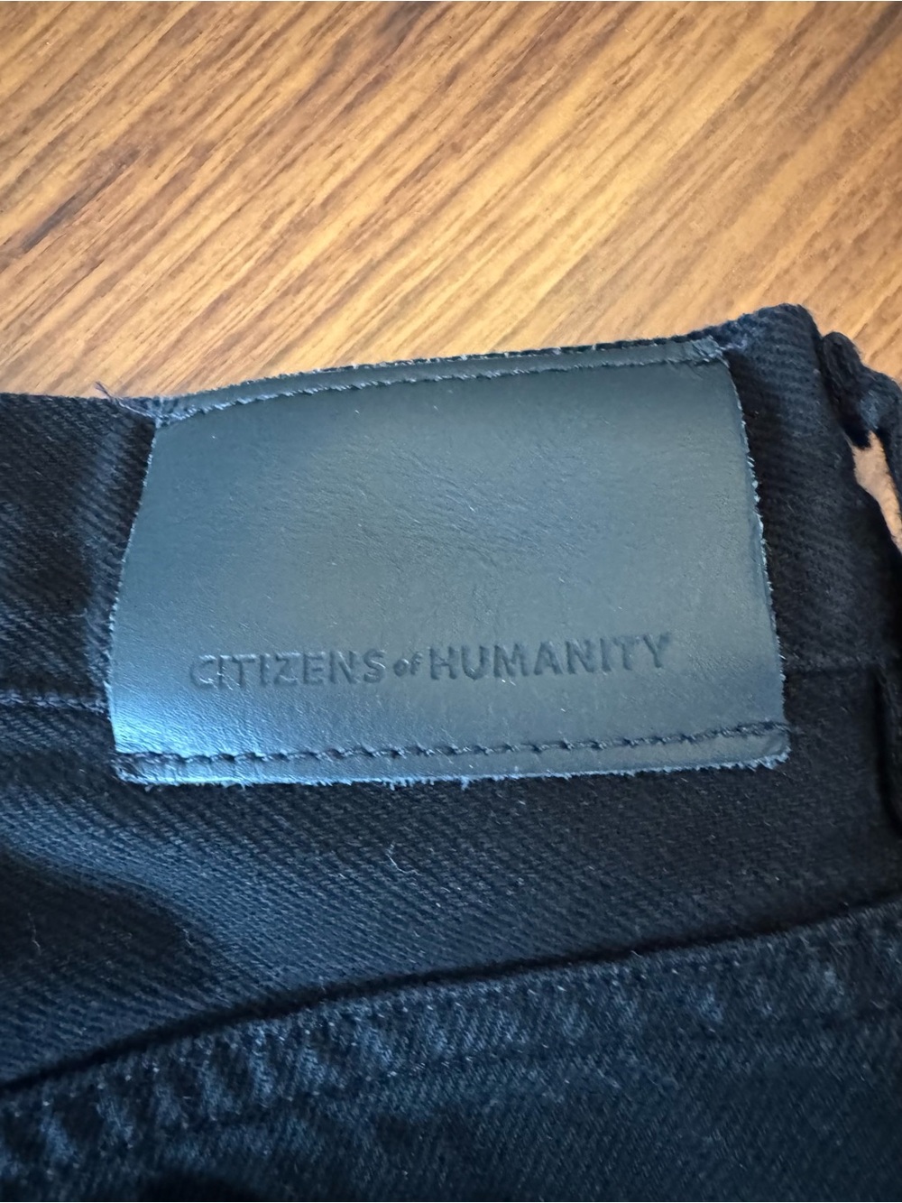 Citizens of Humanity High Rise Wide Barrel Leg Black Women’s Jeans - Picture 5 of 5
